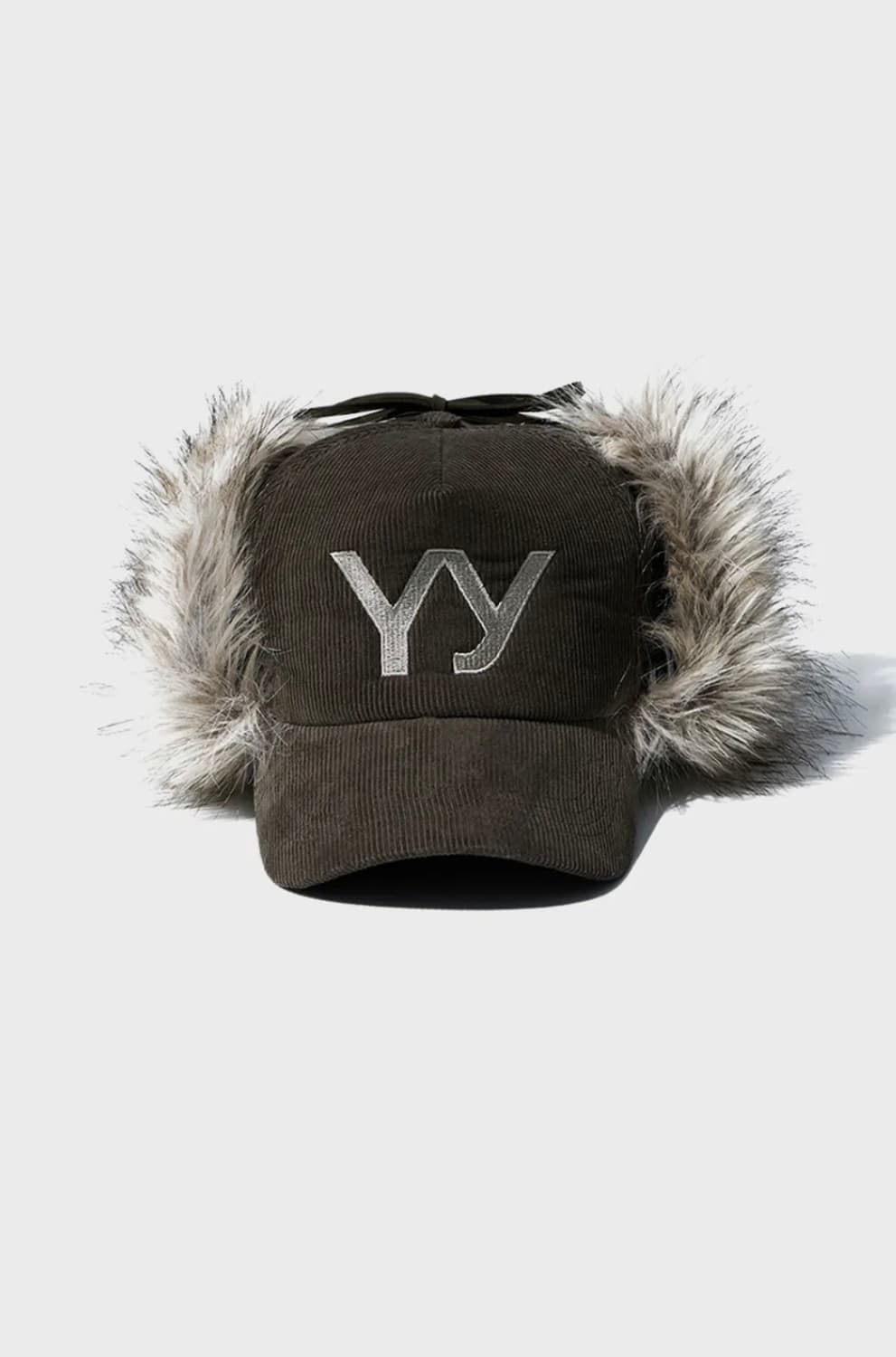 오픈와이와이 open yy 포우 퍼 코듀로이 이어플랩 캡 카키 상품이미지1