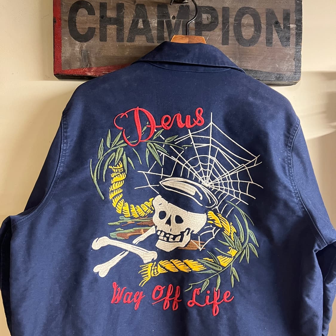 DEUS EX MACHINA Souvenir Jacket Navy 상품이미지7