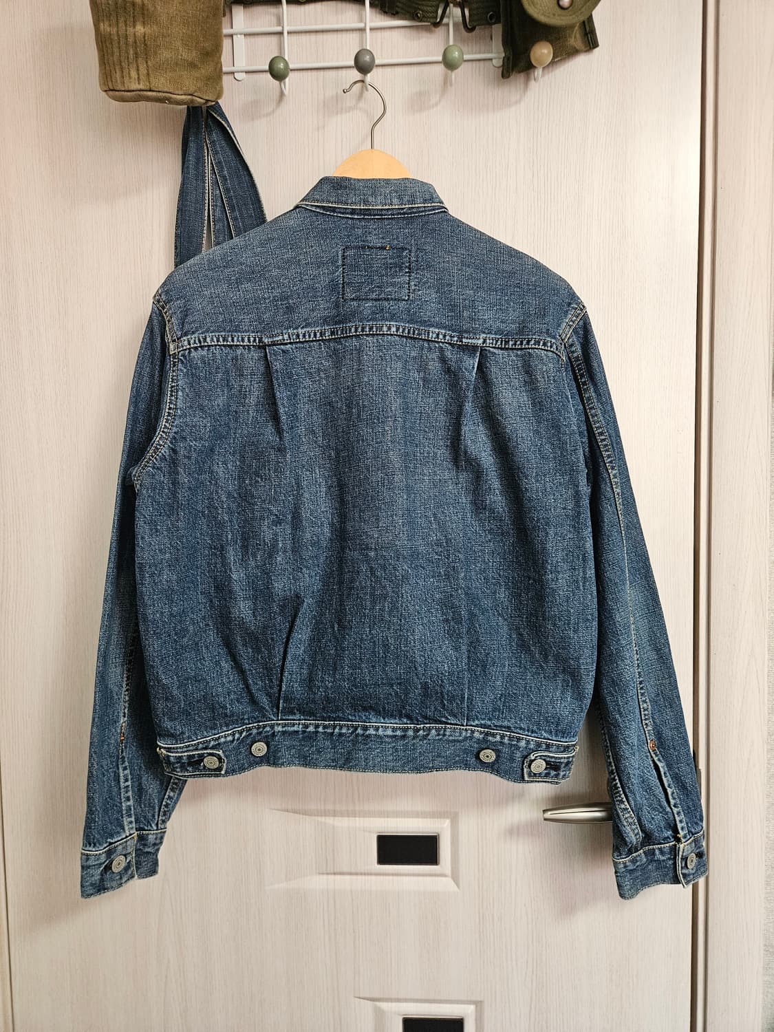 Jp lvc 2세대 빅 E 리바이스 데님 트러커 청자켓 71507 상품이미지2