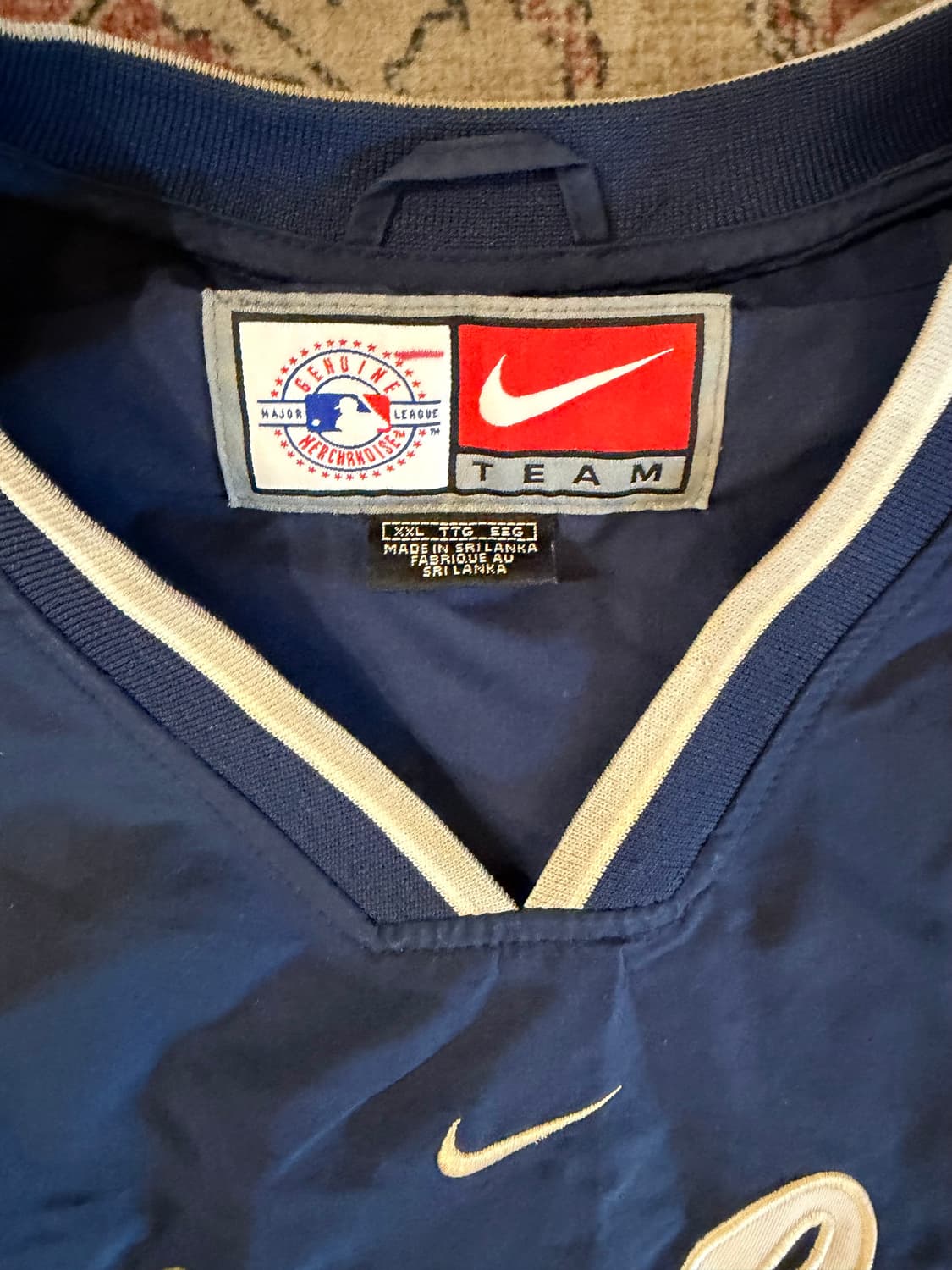 90‘s-00's 나이키 양키스 웜업 바람막이 자켓 윈드브레이커 XXL 상품이미지3