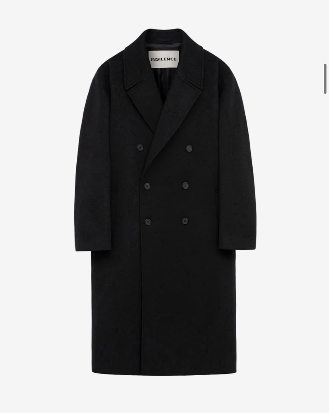 인사일런스 캐시미어 더블 롱 코트  상품이미지1
