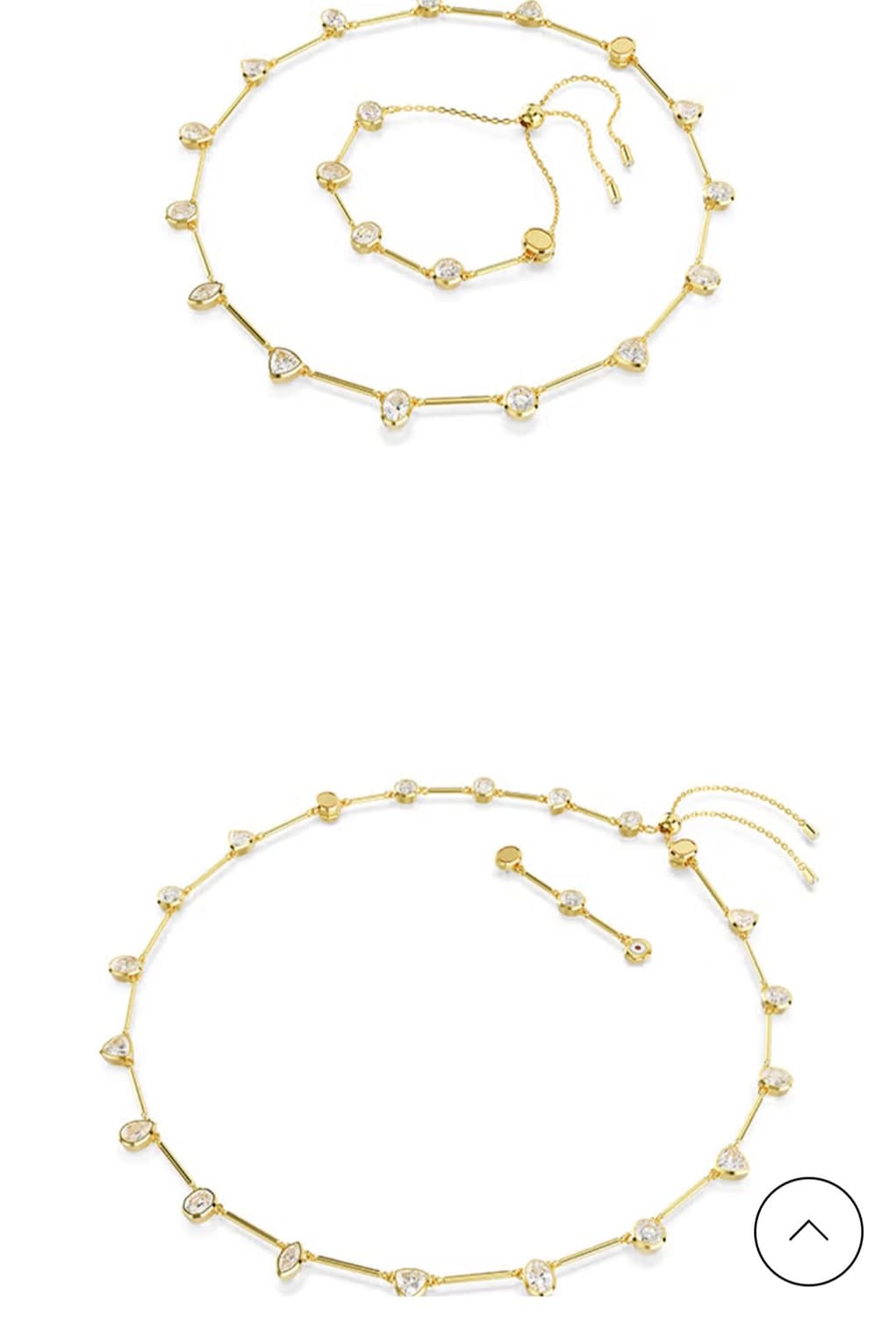 정가60만~새제품)스와로브스키 르세라핌 림버목걸이+팔찌 멀티스타일 정품 상품이미지4