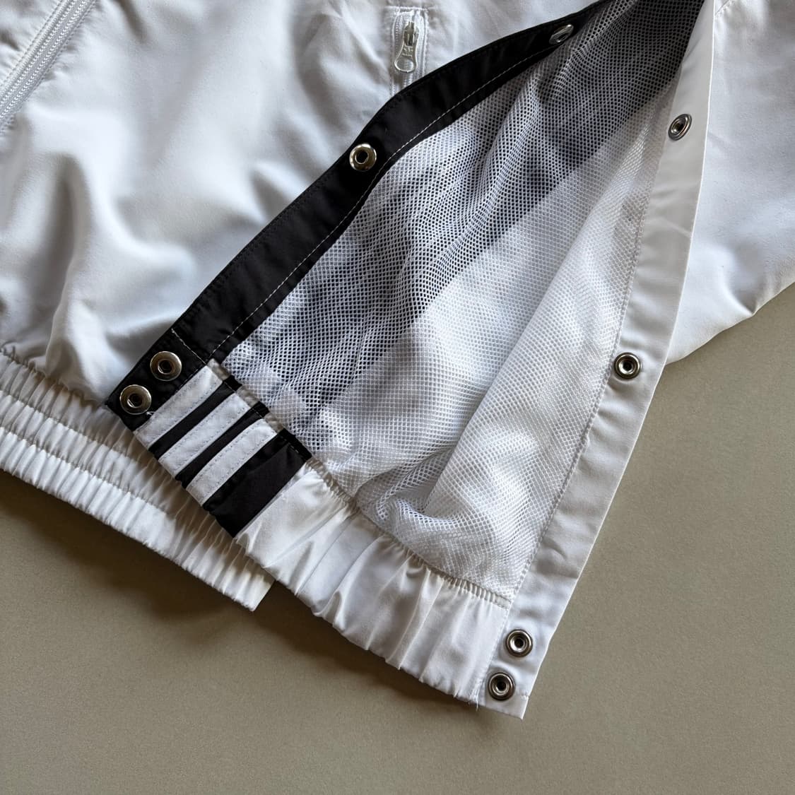 [S]아디다스 일본판 아디브레이크 화이트 바람막이 상품이미지4