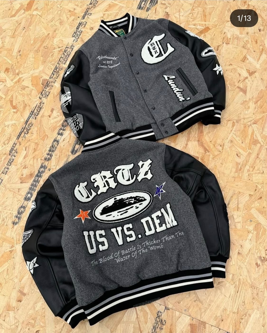 corteiz 코르테이즈 바시티 자켓 l 상품이미지2