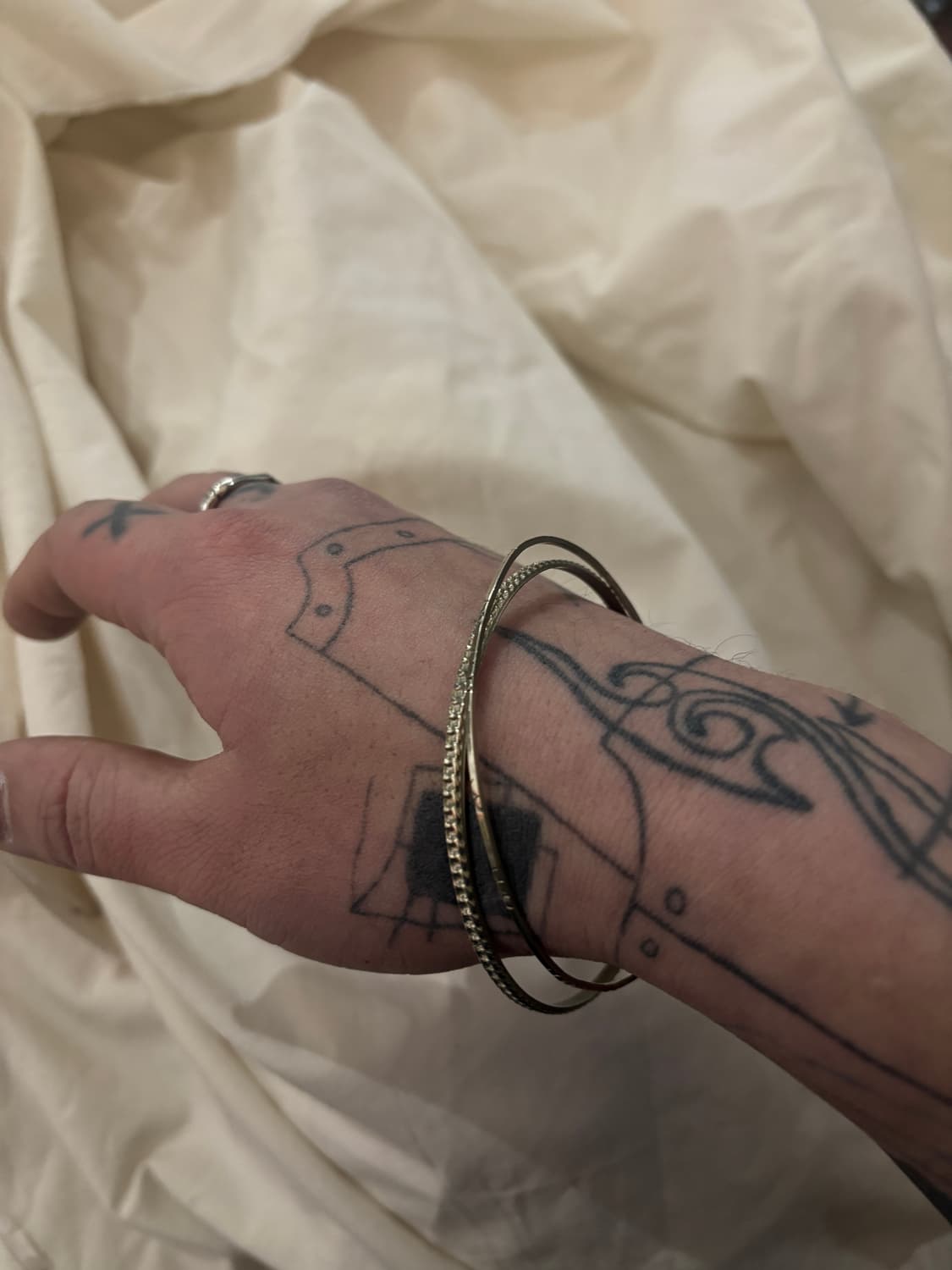 TTF✳️2003s/s 언더커버 ‘SCAB’ 뱅글 2pcs 상품이미지2