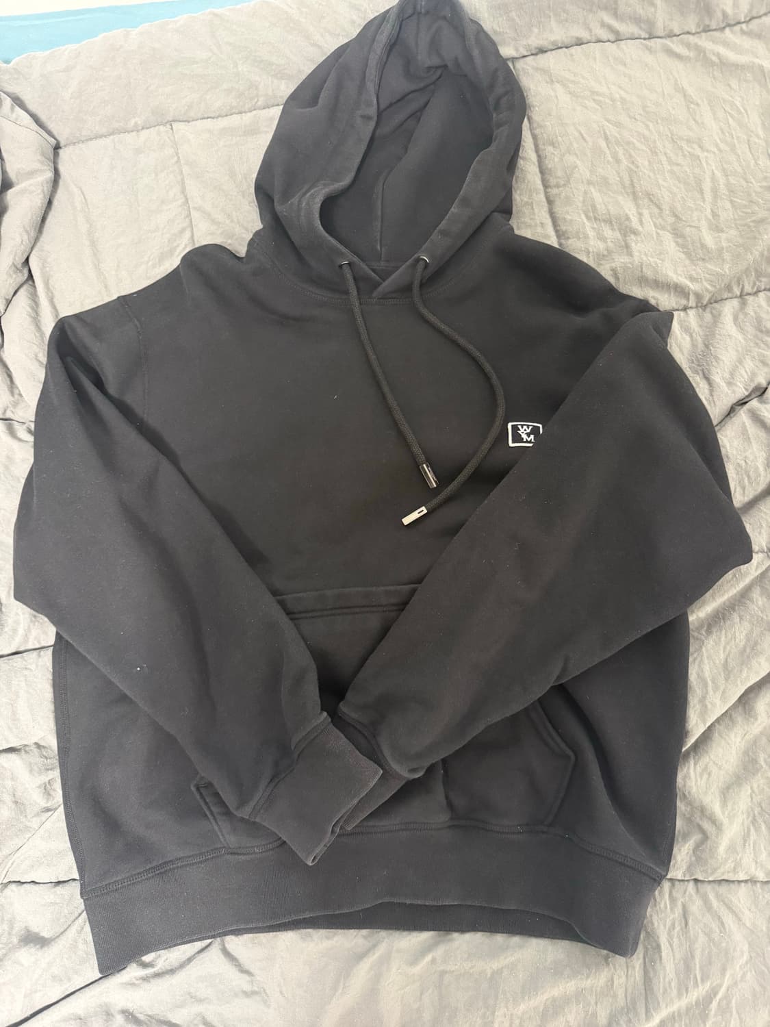 우영미 백로고 후드 48사이즈 상품이미지1