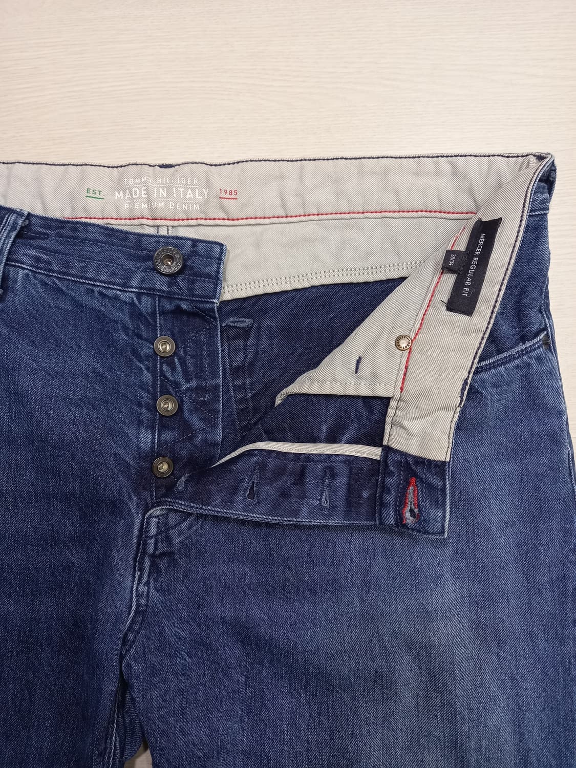 38 Tommy&Hilfiger Italy 셀비지 일자진 38-153 상품이미지6