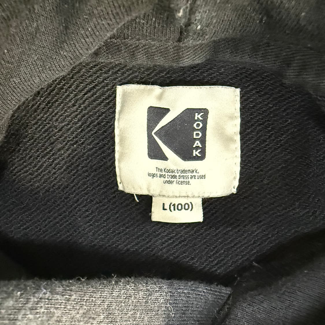 L 코닥 레인보우 빅로고 후드티 0210T 상품이미지3