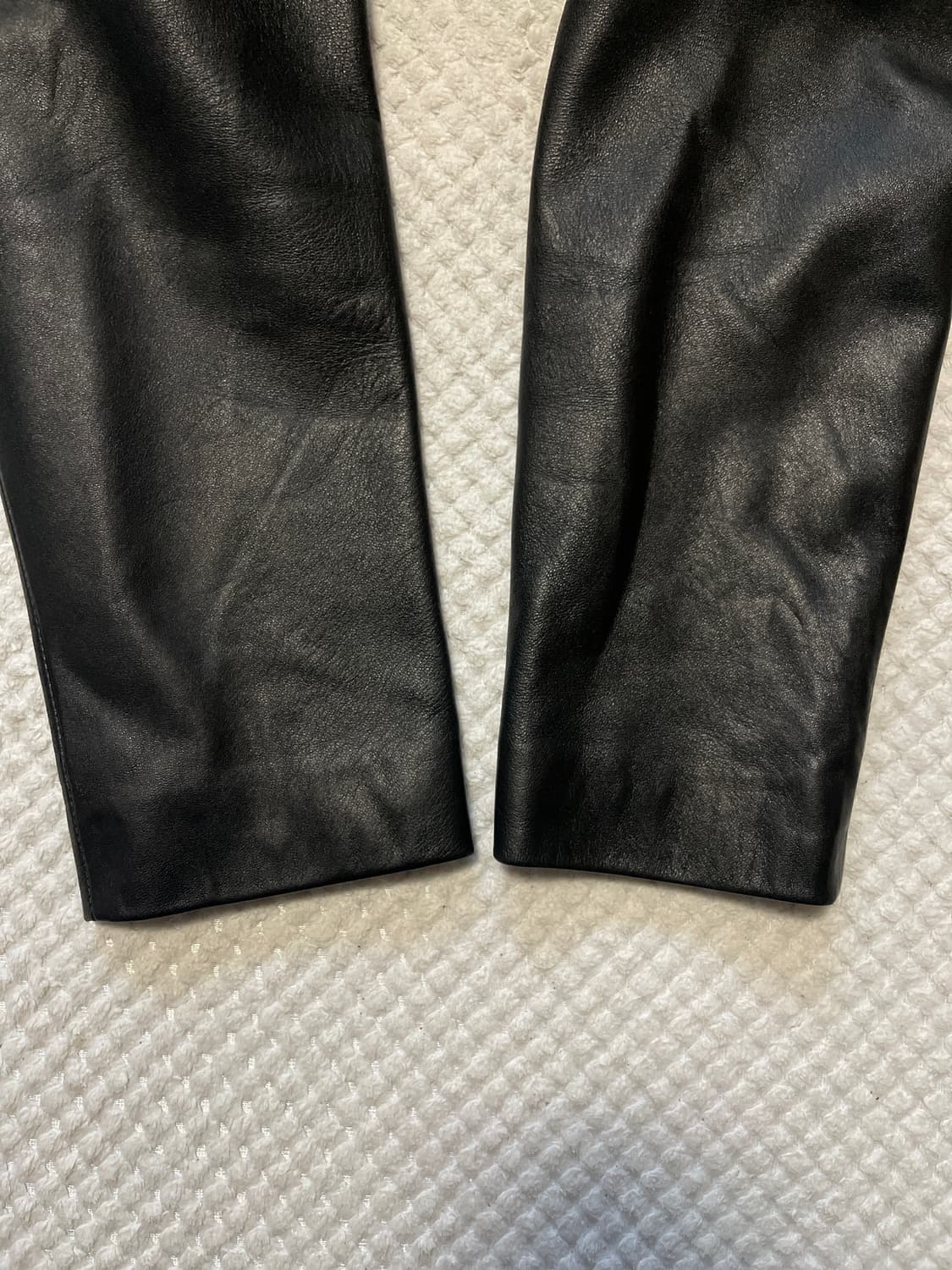 광희시장 웨스턴 무드 2버튼 램스킨 양가죽 스티치 레더 자켓 상품이미지6