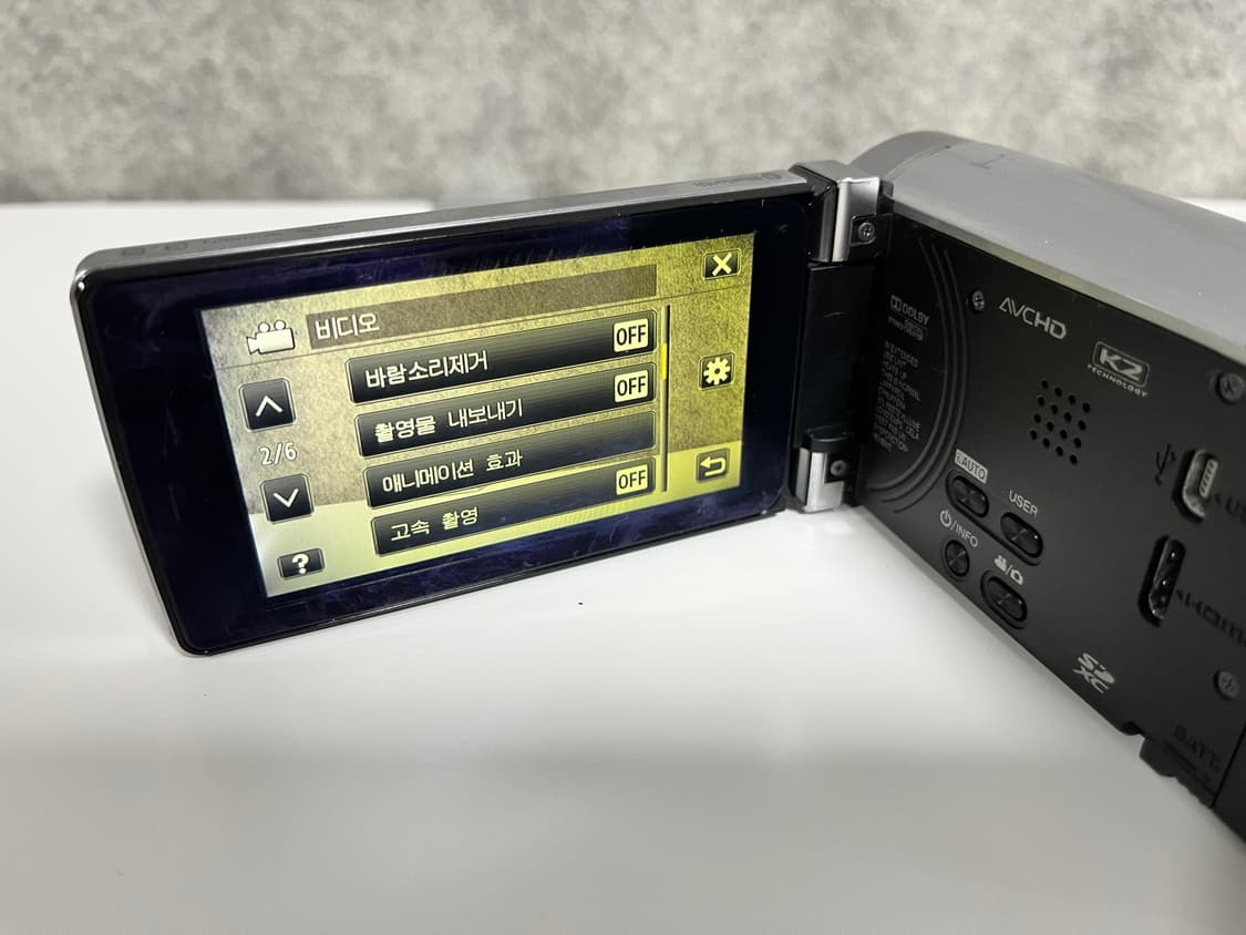 최상위모델 / 디카느낌연출 가능/ jvc gz hm890 빈티지 캠코더 상품이미지5