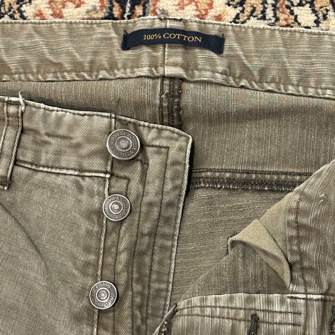 아베크롬비 더블니 팬츠 카키 (32) 상품이미지6