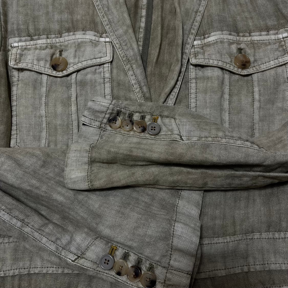 헤지스 남성 워싱 포켓 야상 자켓 M/95 상품이미지6