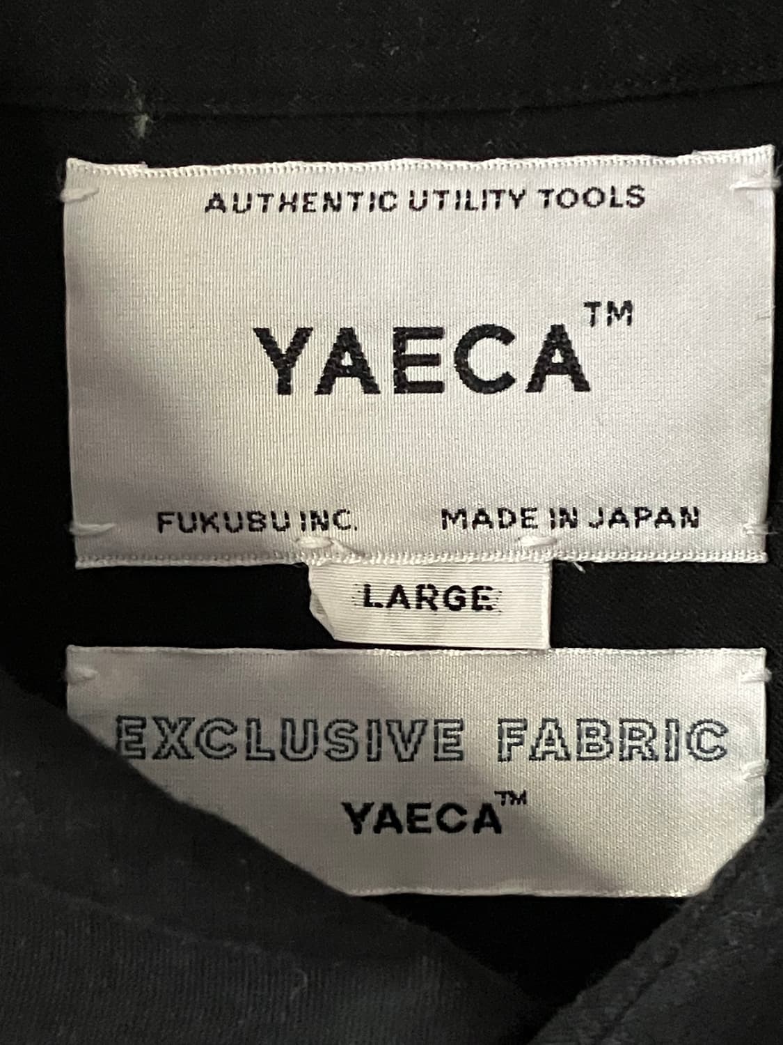 Yaeca 컴포트셔츠 블랙 상품이미지2