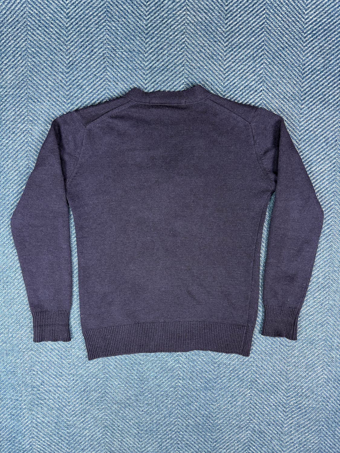 [정품] 꼼데가르송 플레이 화이트 하트 와펜 가디건 (네이비 / L사이즈 상품이미지2