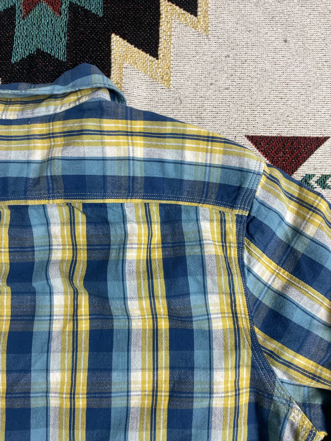 RRL 플레이드 워크셔츠(M) 상품이미지7