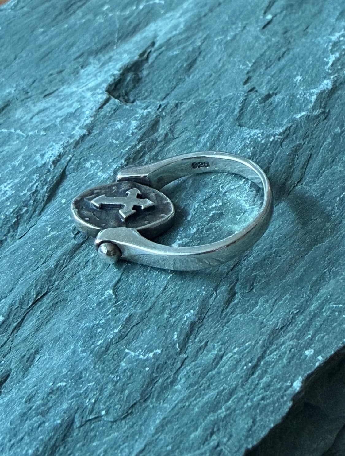 [11호]은 925 리버서블 메달 반지 상품이미지5