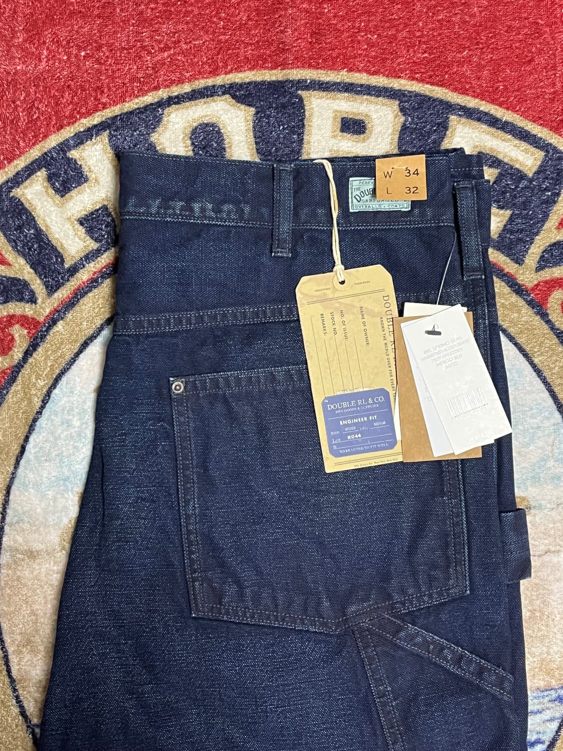 RRL 엔지니어핏 캔버스 카펜터 팬츠 더블알엘 상품이미지1