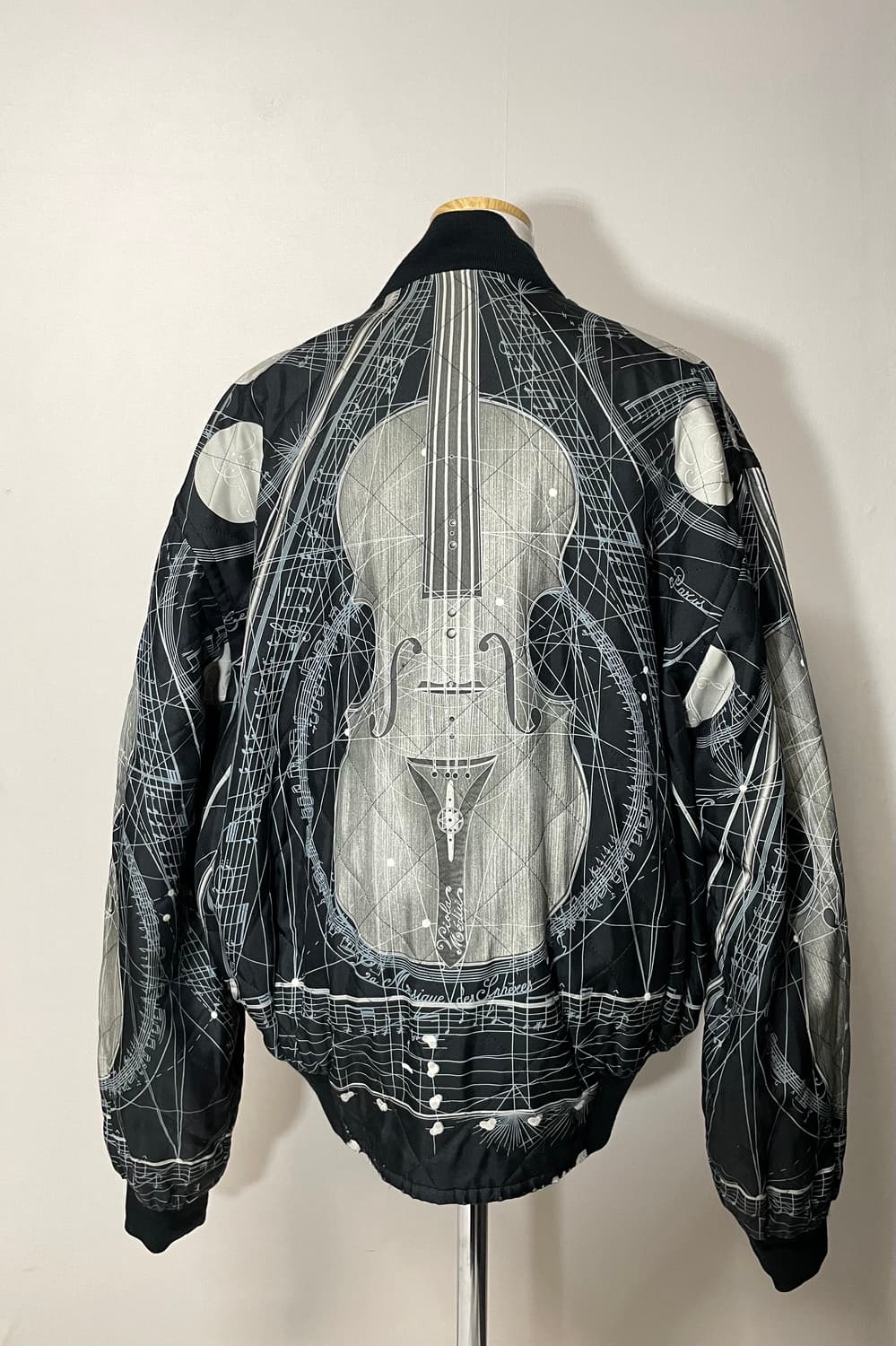 90‘s 에르메스 실크 리버시블 봄버 자켓 상품이미지3