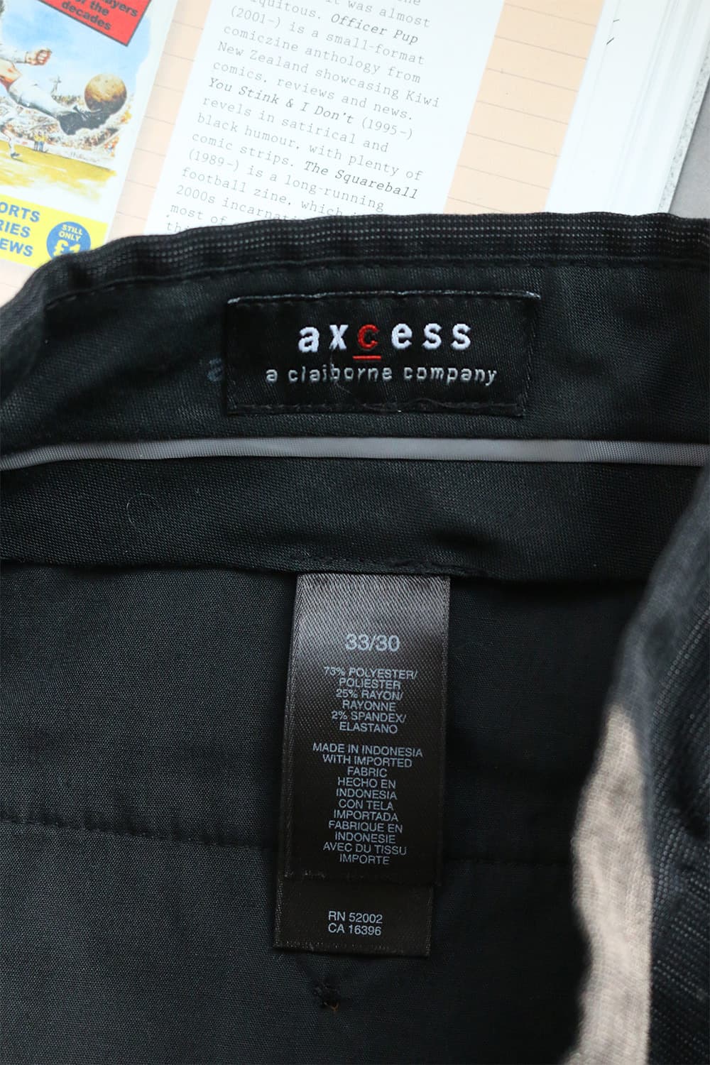 빈티지 핀스트라이프 와이드 트라우저 팬츠 상품이미지8