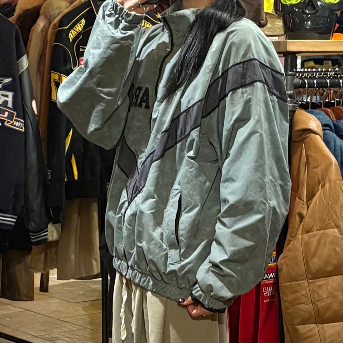 [HI] ARMY 아미 바람막이 그레이 2세대 상품이미지3