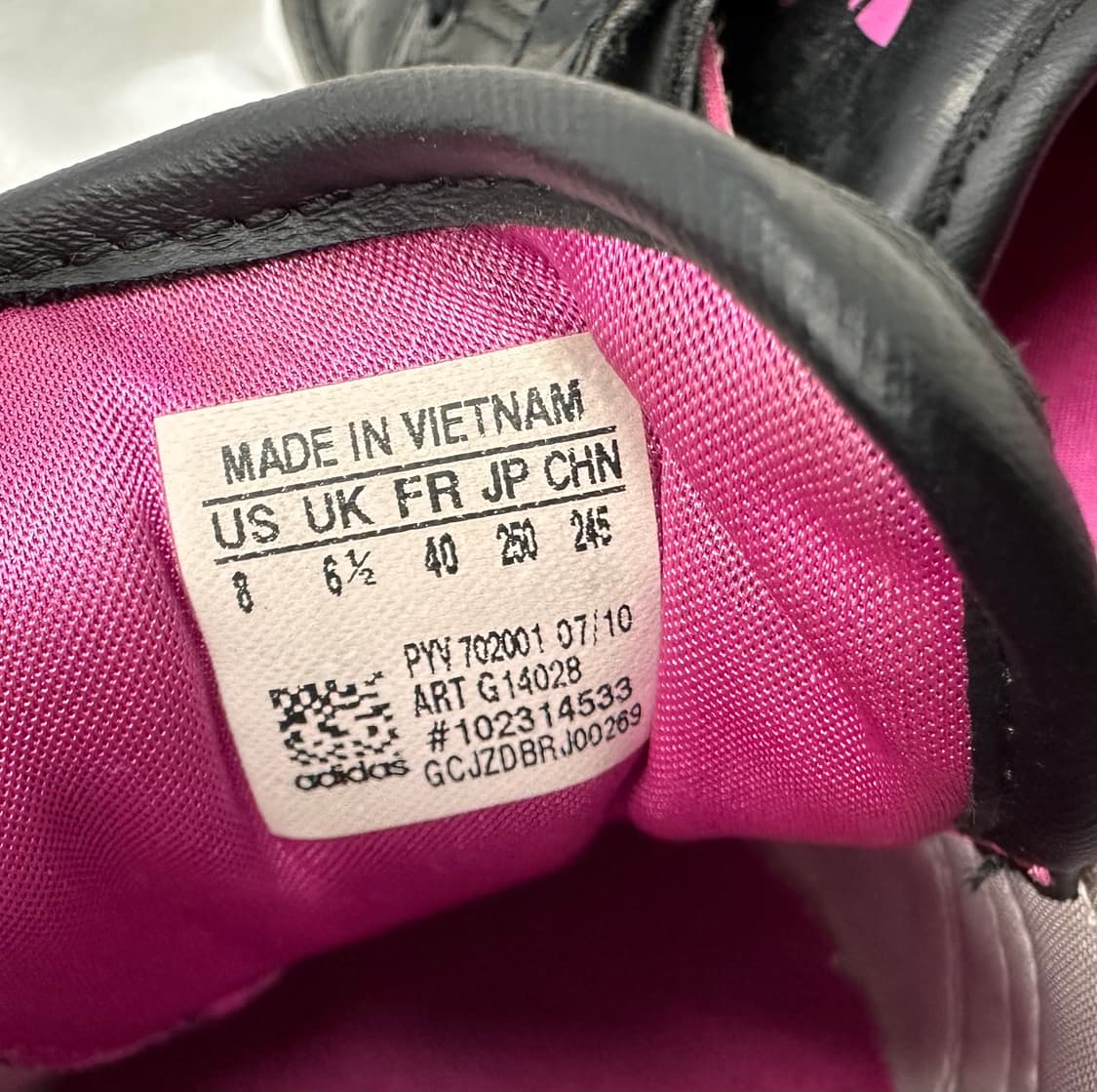 (245)아디다스 에나멜 플랫 슈즈 검핑 상품이미지8