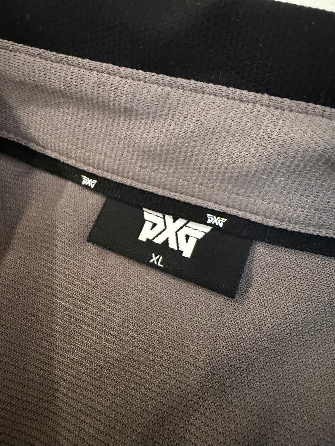 PXG 긴팔 골프 폴로 카라티 그레이 상품이미지4