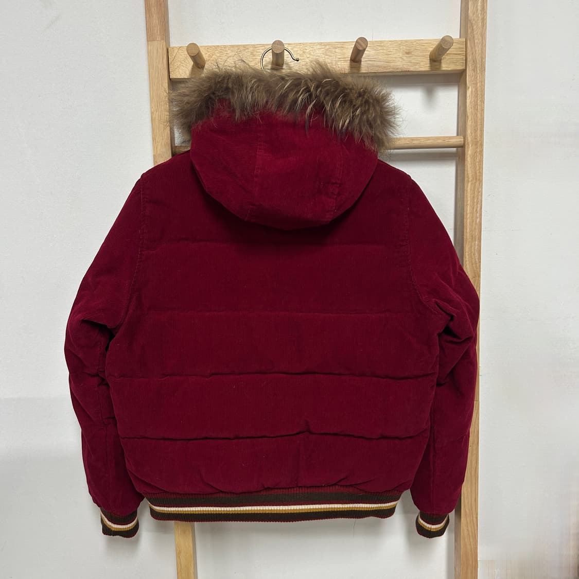 MLB 필라델피아 필리스 덕다운 코듀로이 푸퍼 자켓 울프죠 상품이미지6