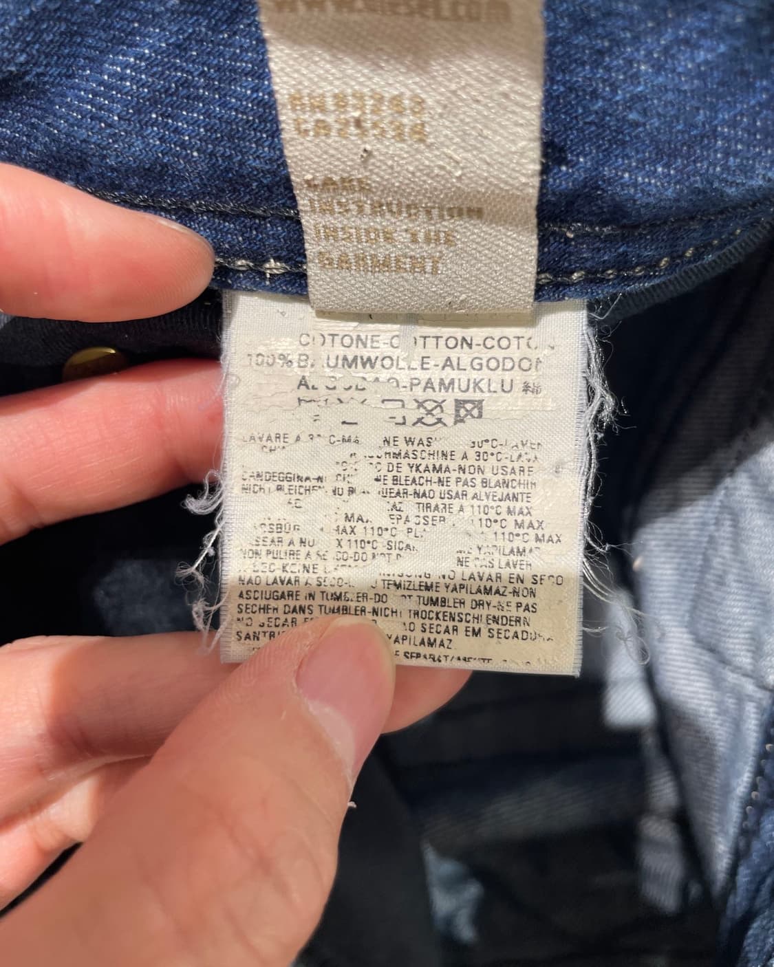 디젤 자탄 워싱 데님 팬츠 상품이미지9