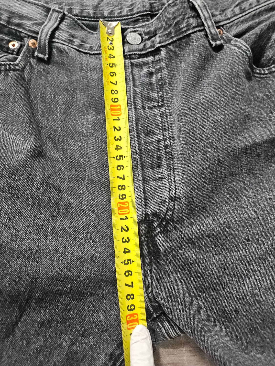 리바이스 501  블랙 데님 팬츠 W36 L32 상품이미지6