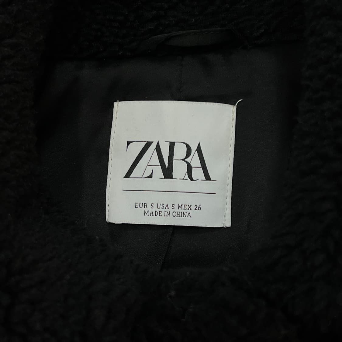 [우먼95] 자라 양털 자켓 상품이미지3