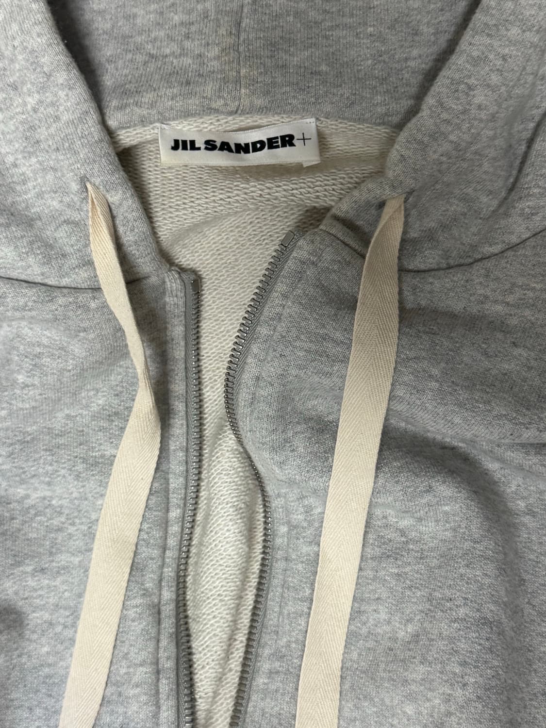 Jilsander hoodie 질샌더 그레이 후드집업 상품이미지4