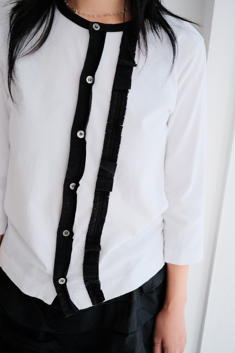 Ribbon tape top 상품이미지1