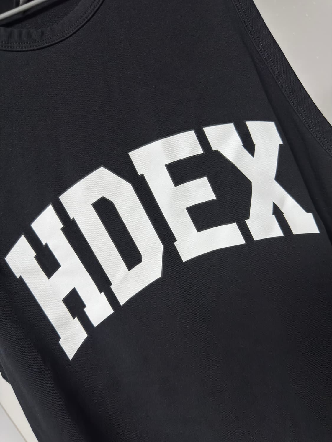 [XL] 에이치덱스 아치 로고 나시 블랙 상품이미지2