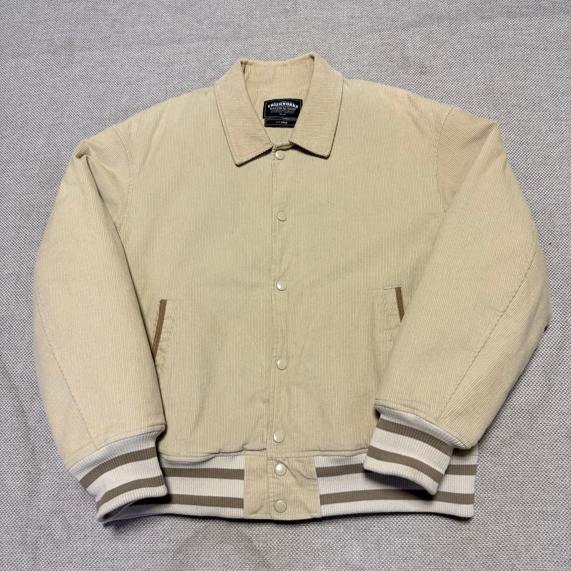 프리즘웍스 코듀로이 바시티 자켓 상품이미지1