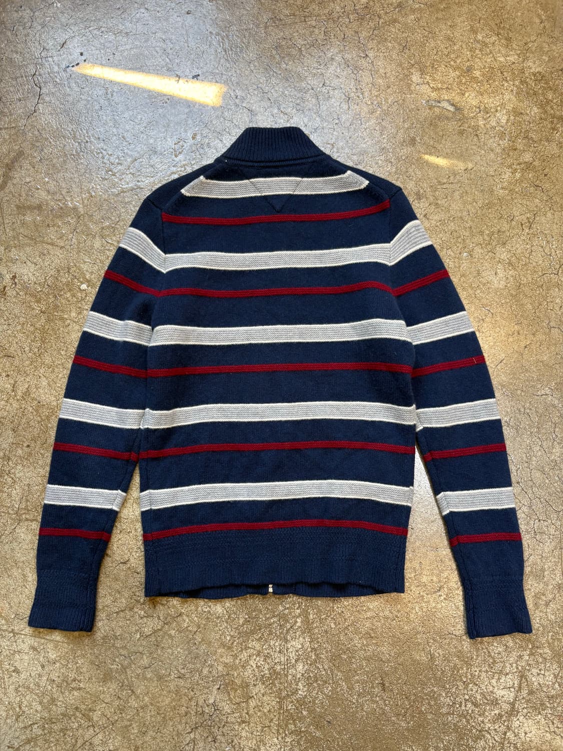 타미힐피거 멀티 컬러 니트 집업 상품이미지5