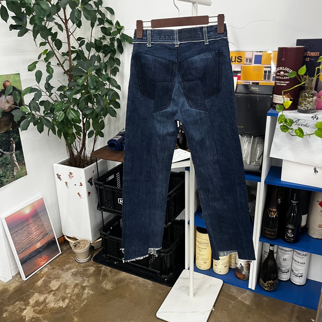 베트멍 x 리바이스 리워크 컷아웃 데님팬츠 XS 상품이미지6