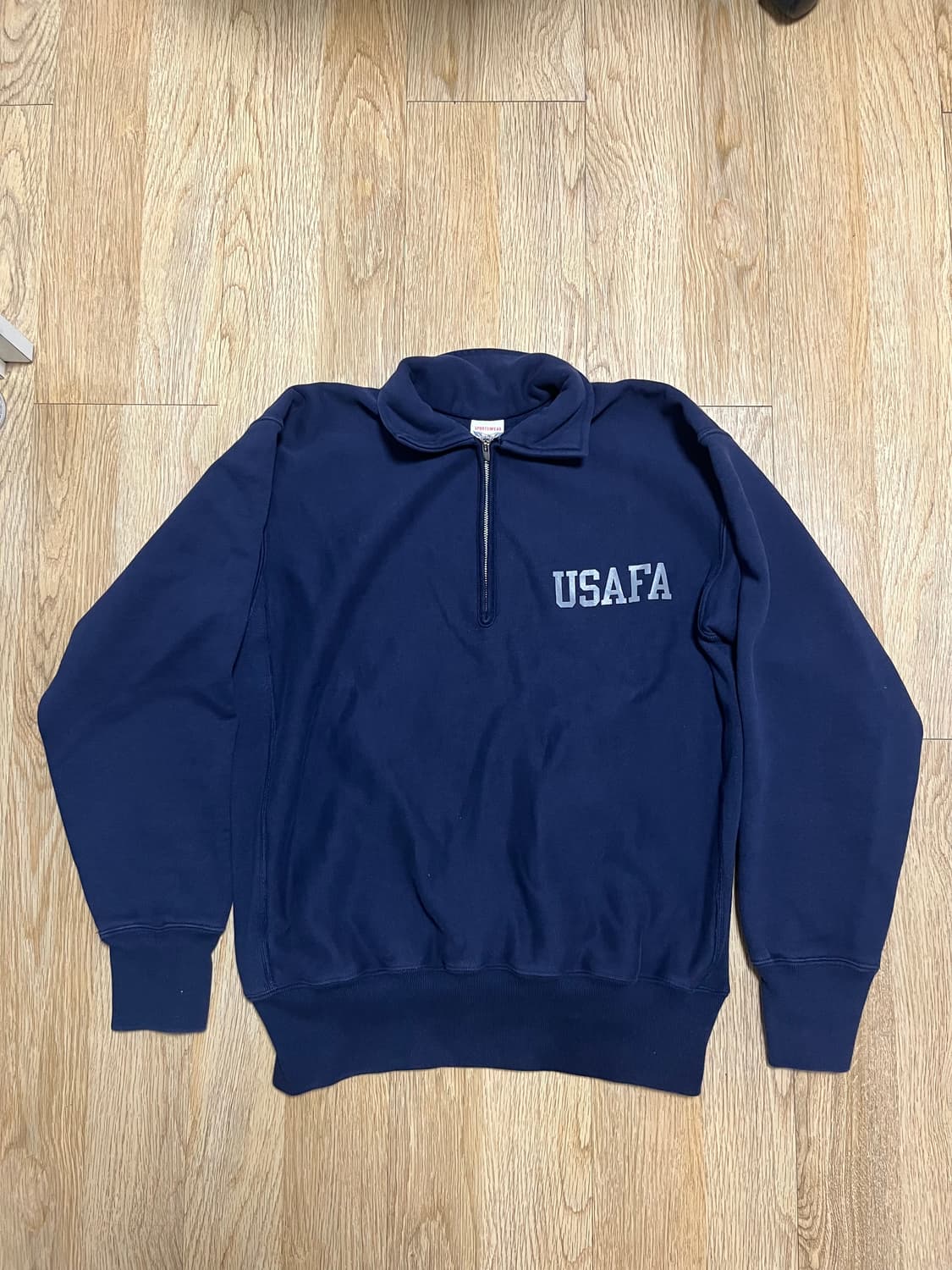 브론슨 USAFA 하프 집 스웻셔츠 네이비 상품이미지2