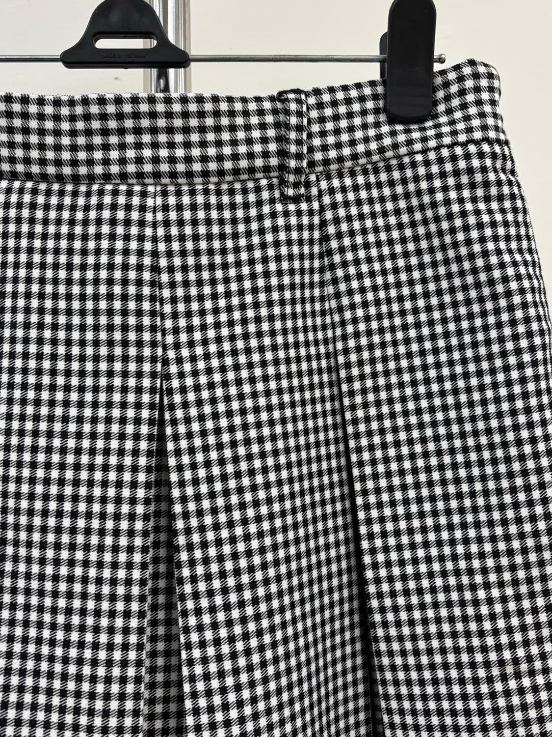 빈티지 체크 스커트 상품이미지4