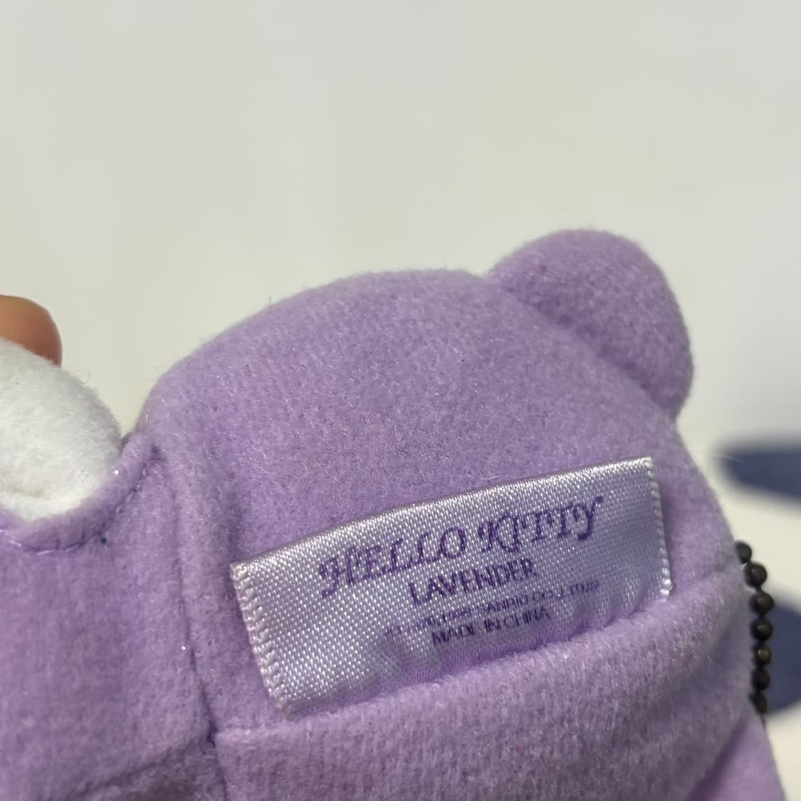 1999년 고전 산리오 보라색 곰 키티 인형 키링 상품이미지3
