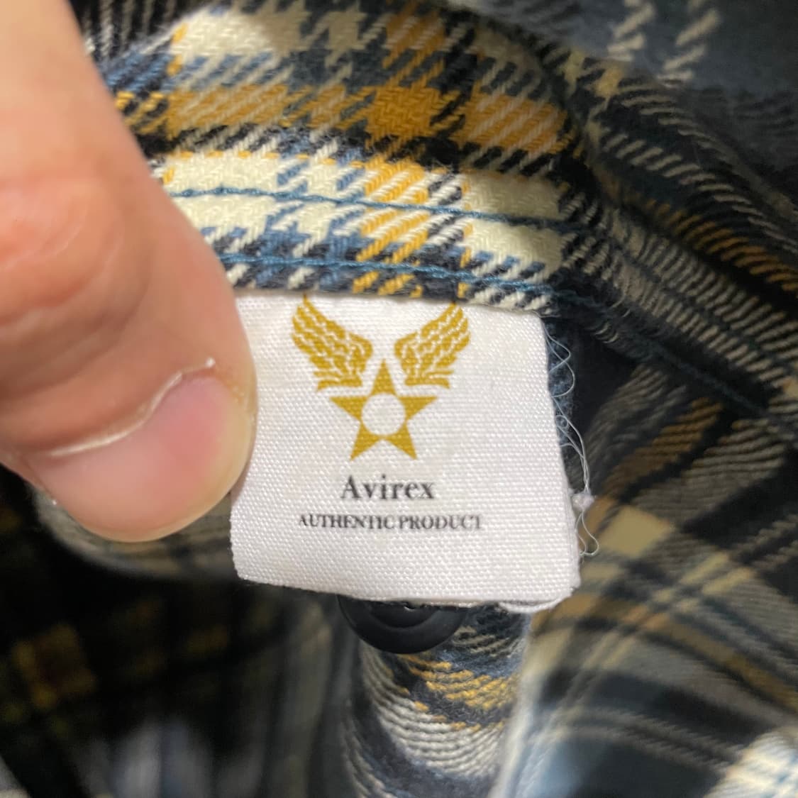 아비렉스 체크 셔츠 상품이미지5