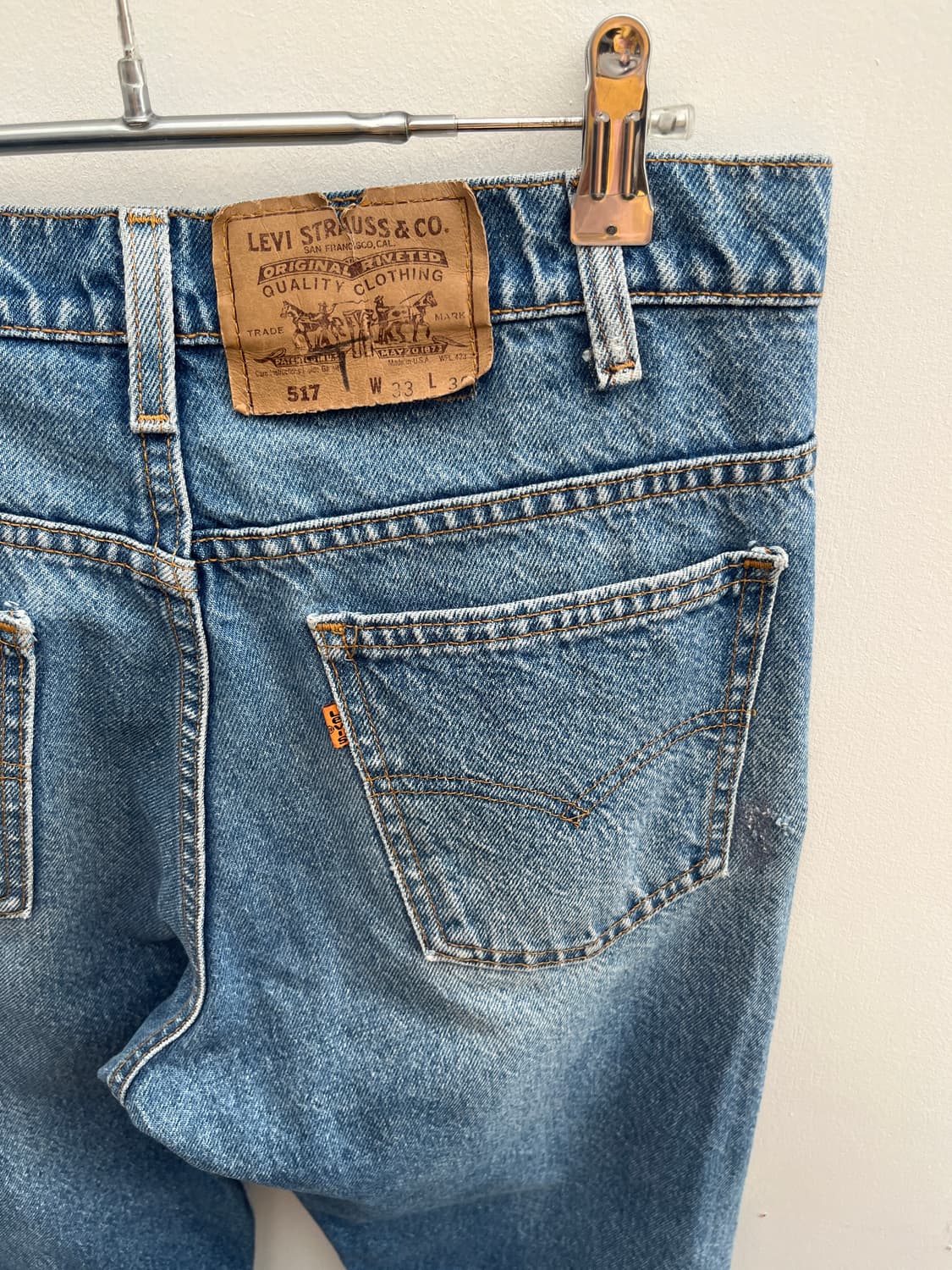 미국 517 리바이스 부츠컷 오렌지탭 상품이미지3