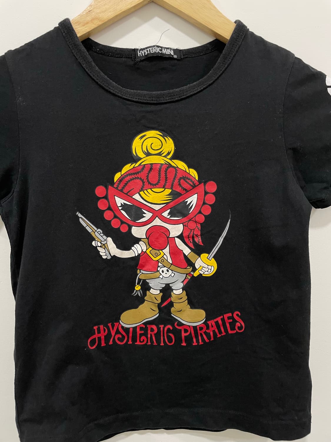 Hysteric Mini 히스테릭 해적미니짱 프린팅 크롭 반팔티셔츠 상품이미지6