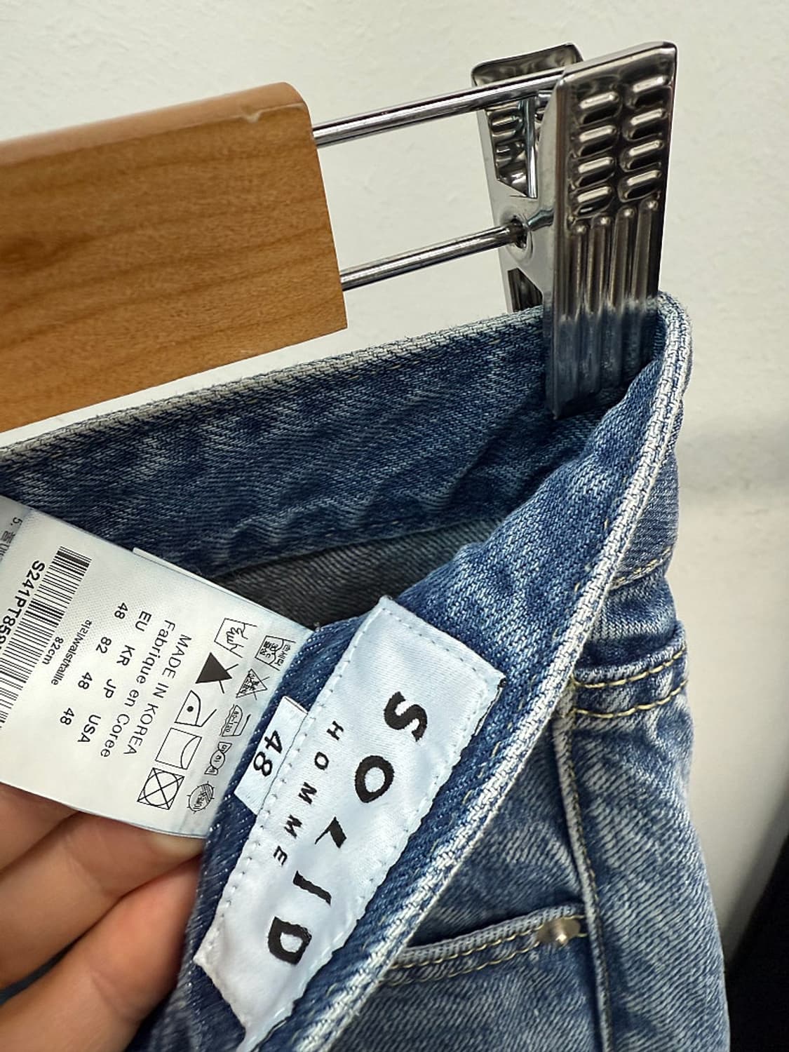 32) 솔리드옴므 24ss 중청데님  상품이미지7