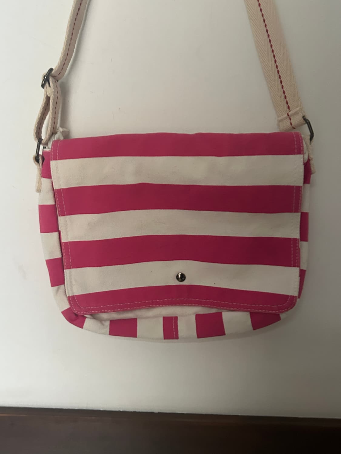핑크 스트라이프 크로스백  상품이미지2