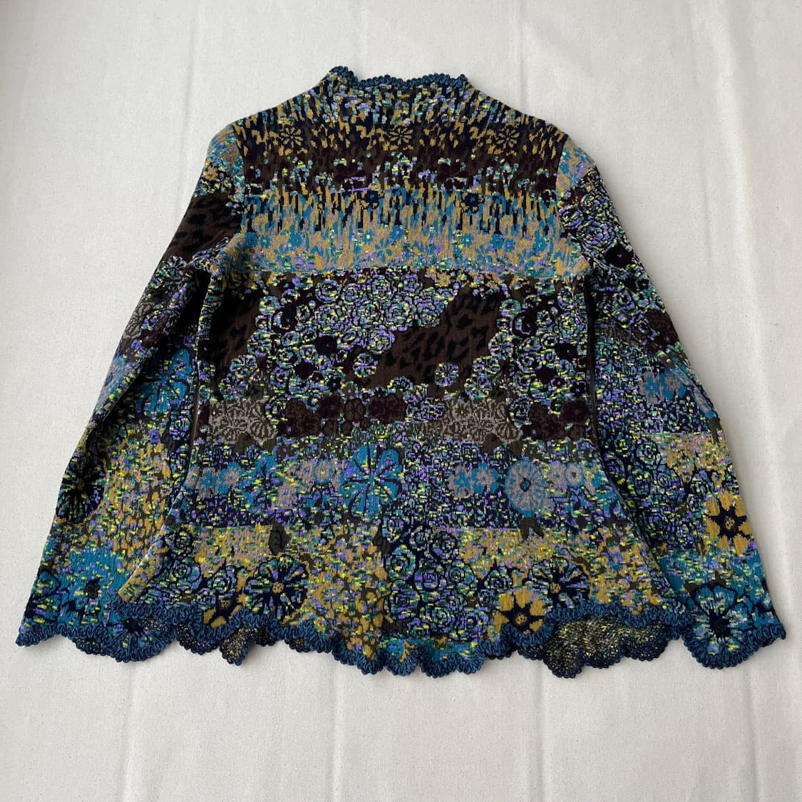 겐조 플라워 자카드 울 가디건 상품이미지6