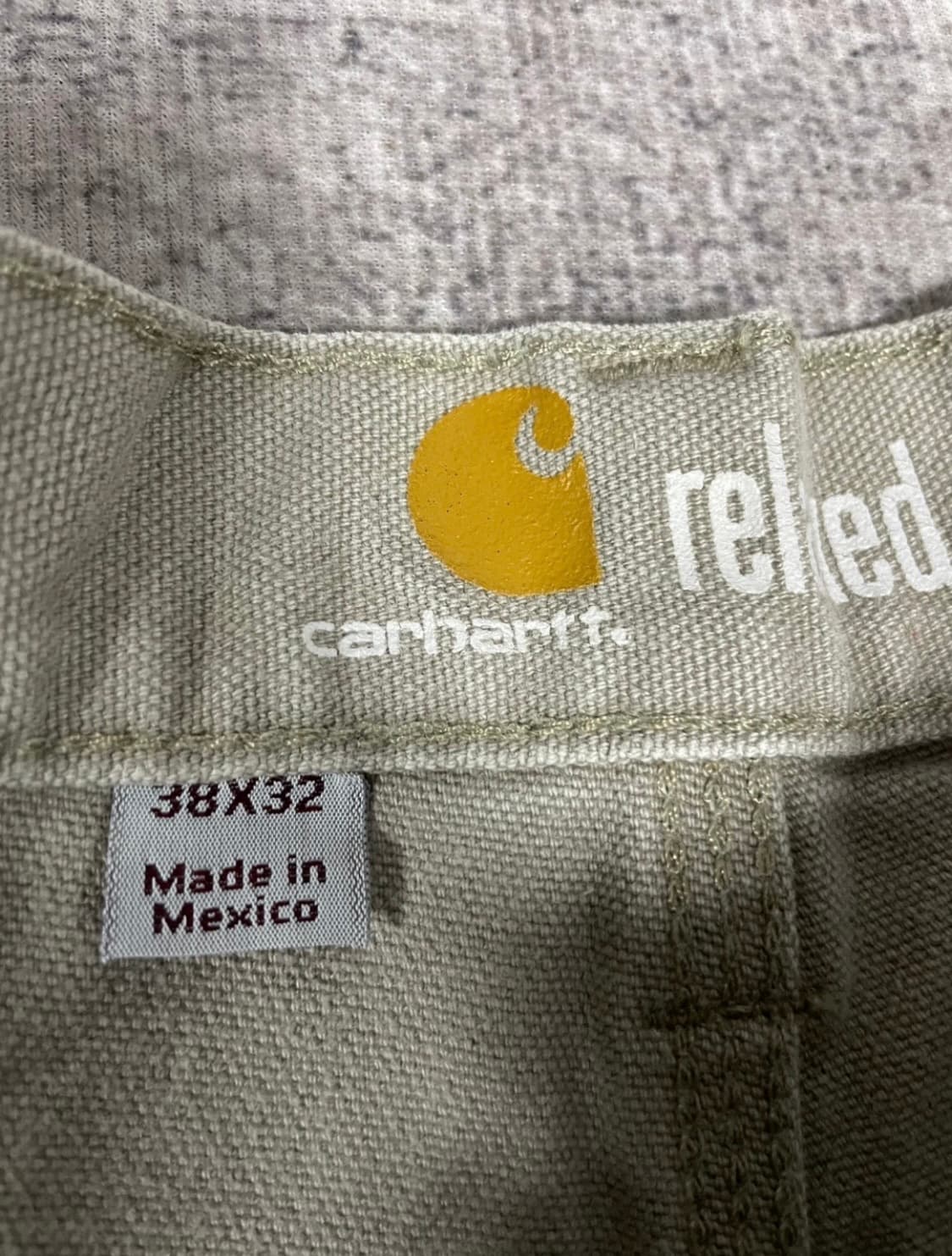  멕시코 생산 칼하트 워크팬츠 상품이미지4