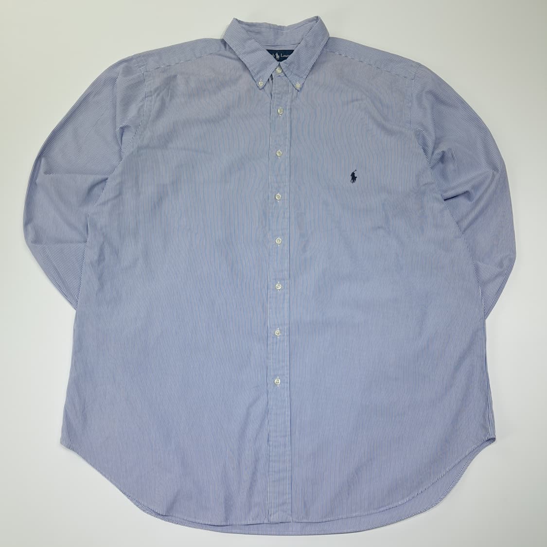 CL778 2XLT 폴로 00s 블루 스트라이프 버튼다운 셔츠 남방 상품이미지1