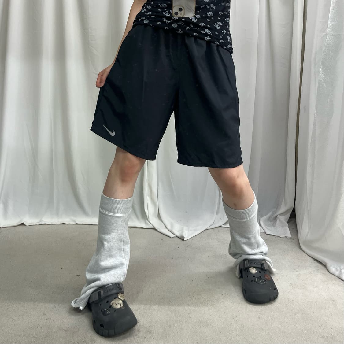 Nike black running shorts 상품이미지2