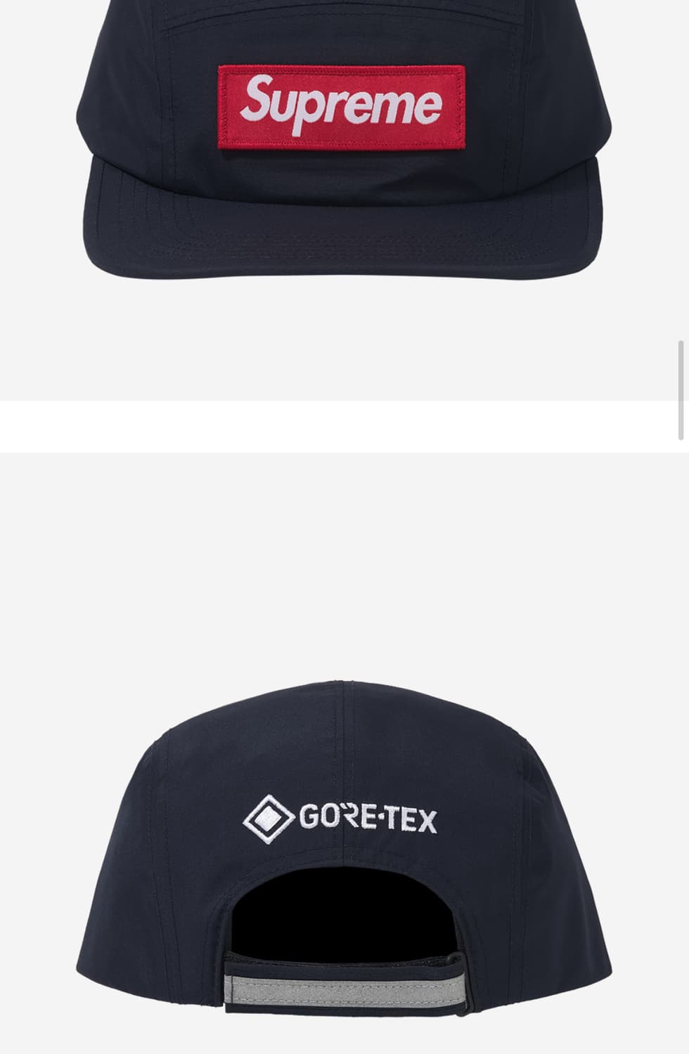 슈프림 고어텍스 캠프캡 네이비 상품이미지2