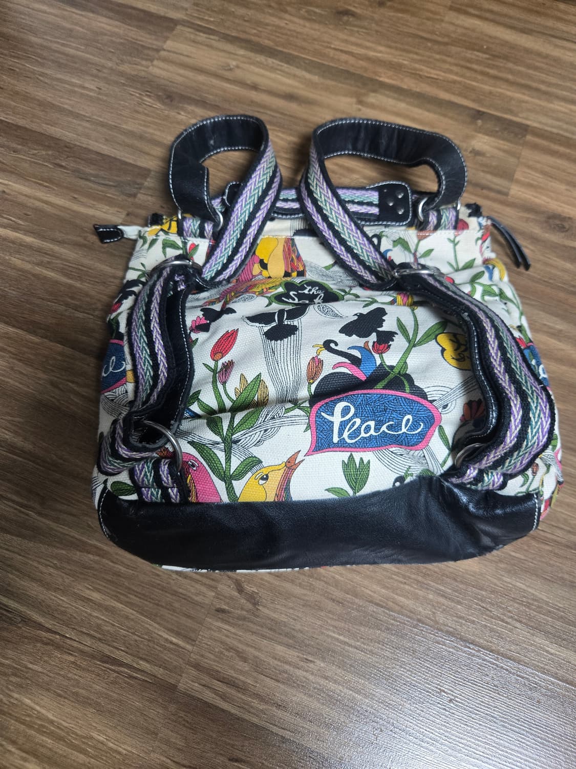 Sakroots 컨버터블 크로스바디 백팩 피스 도브 히피 백 상품이미지2